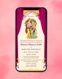 Bhagwat Katha Invitation