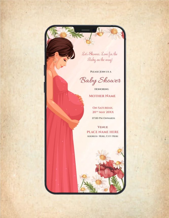 Baby Shower Invite Card