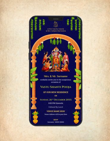 Vastu Shanti Invitation