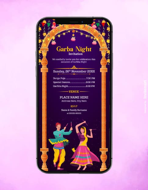 Garba Night Invitation