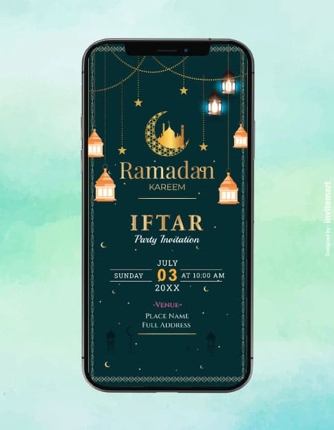 Ramadan Iftar Party Invitation