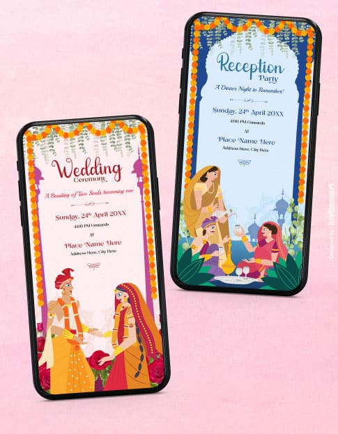 Traditional Multiple Event Wedding Invite Pdf