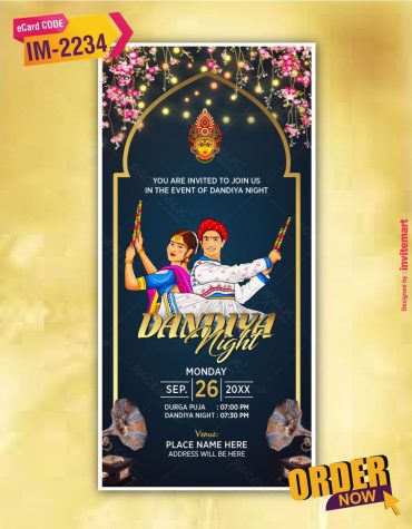 Dandiya Night Invitation
