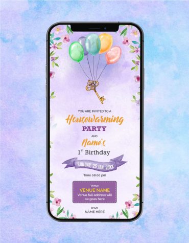 Birthday And Housewarming Party Invitation