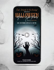 Halloween Party Invitation Video