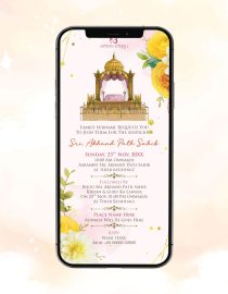 Akhand Path Sahib Invitation