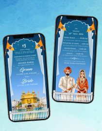 Anand Karaj Punjabi Sikh Wedding eInvite