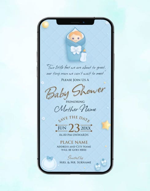 Baby Shower Invitation Card Online