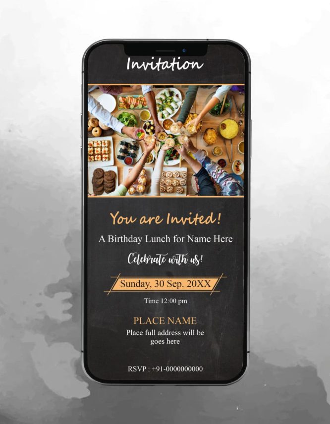 Lunch Party Invitation