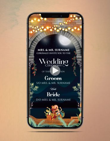 Mughal Theme Wedding Invitation Video
