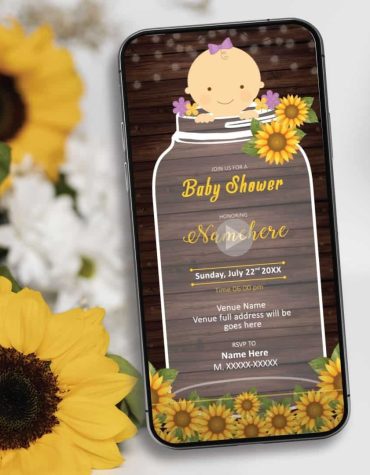 Custom Baby Shower Invitation Video