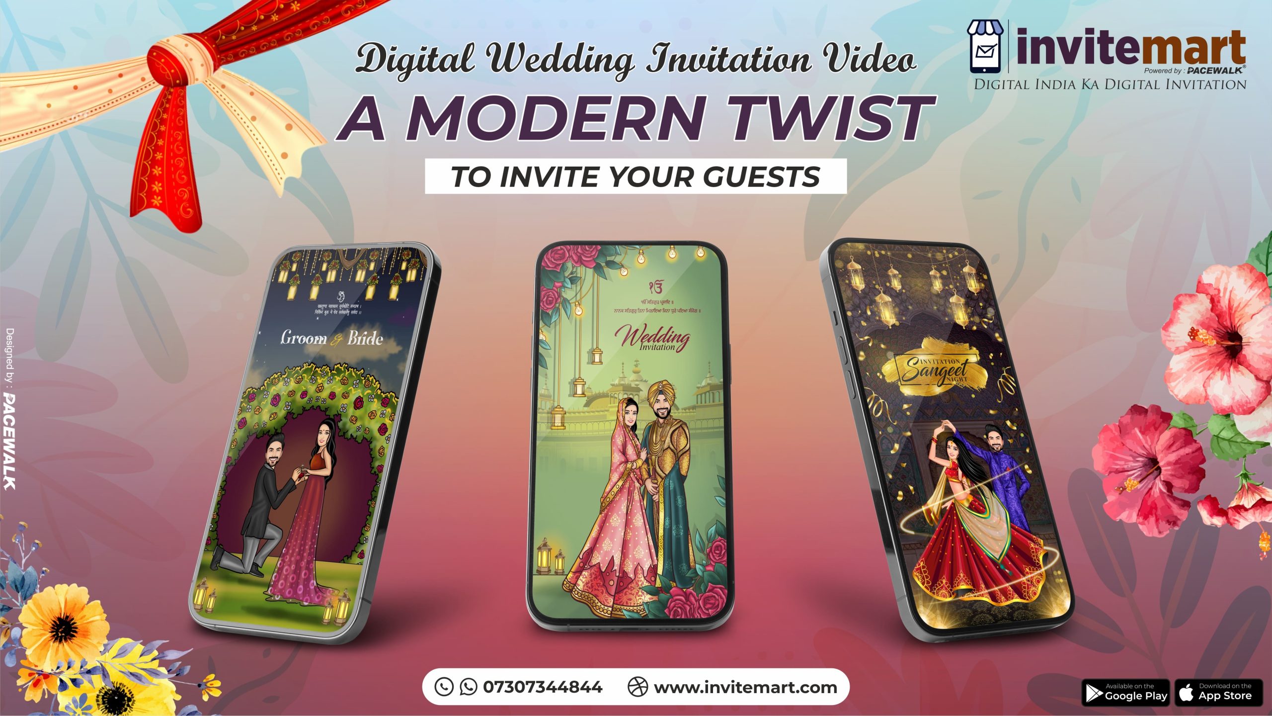 Digital Wedding Invitation Video