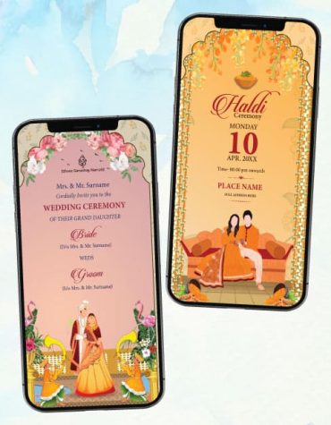Floral Wedding Invitation PDF
