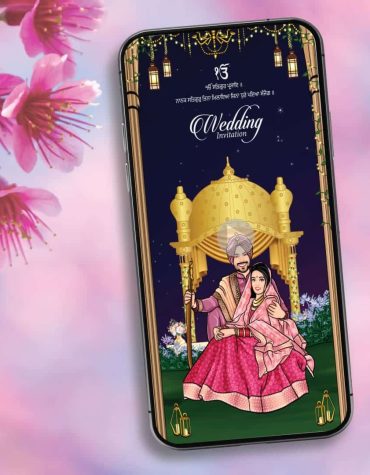 Caricature Sikh Wedding Invitation Video
