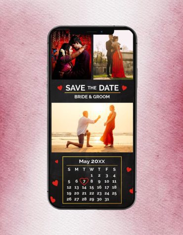 Calendar Save The Date Card