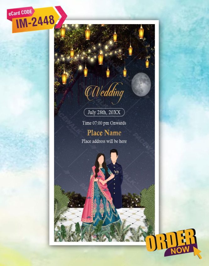 Marriage Invitation Card Format in English Pdf