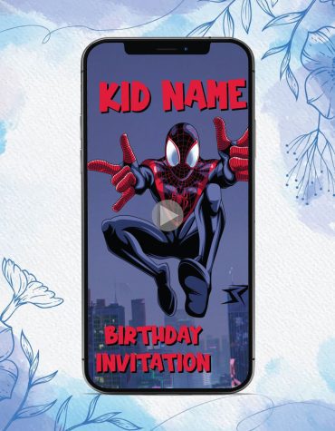 Spiderman Birthday Invitation Video