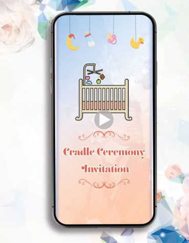 Cradle Ceremony Video Invitation