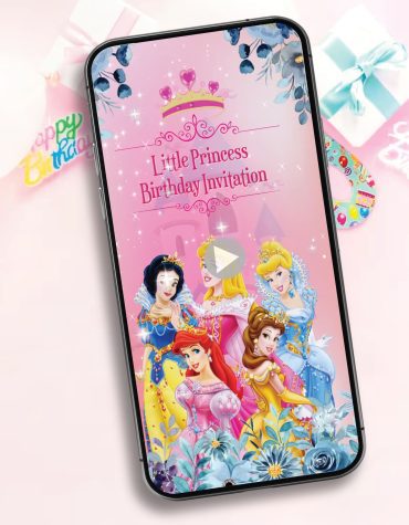 Disney Princess Birthday Invitation Video