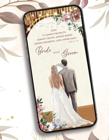Online Christian Wedding Invitation Video