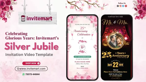 Celebrating 25 Glorious Years: Invitemart’s Silver Jubilee Invitation Video Template