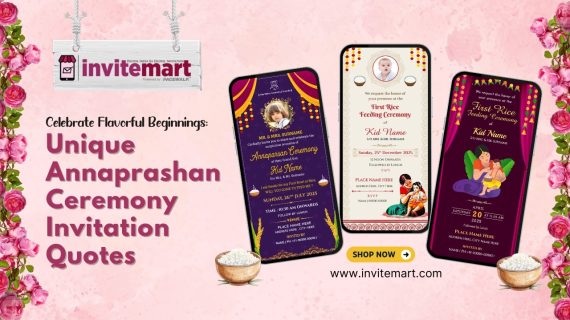 Celebrate Flavorful Beginnings: Unique Annaprashan Ceremony Invitation Quotes