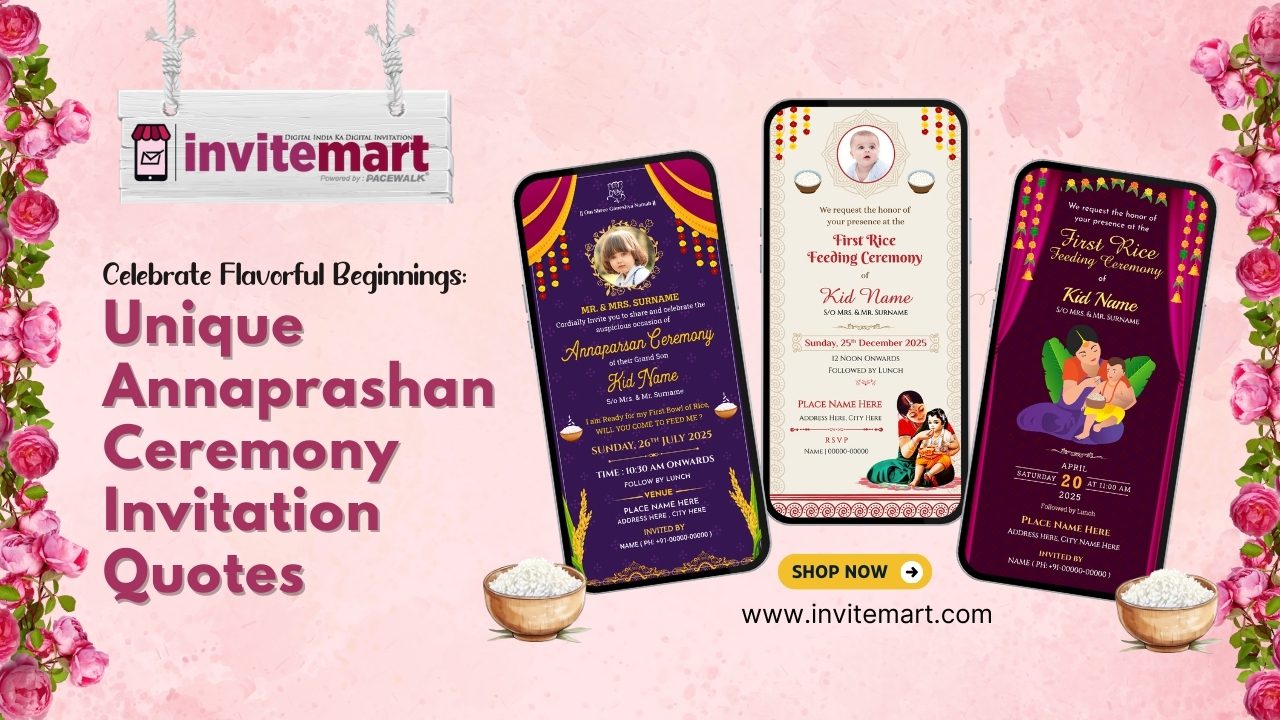 Annaprashan Ceremony Invitation Quotes