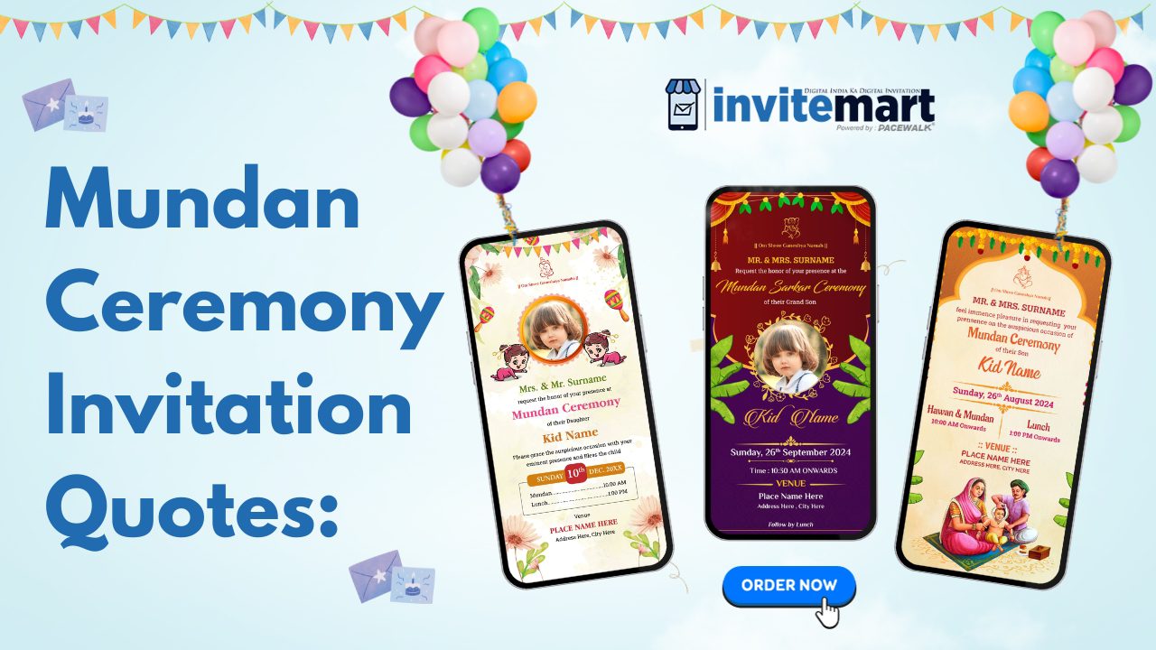 Mundan Ceremony Invitation Quotes Invitemarts Guide to Crafting the Perfect Invite