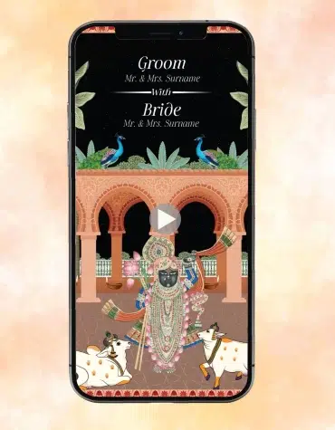 Shreenathji Theme Wedding Invitation Video
